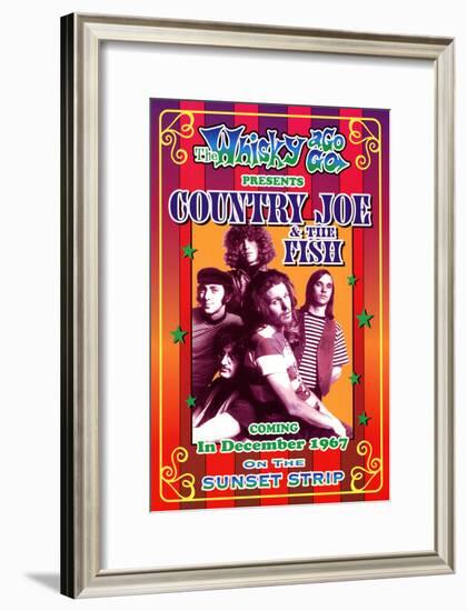 Country Joe and the Fish Whisky-A-Go-Go Los Angeles, c.1967-Dennis Loren-Framed Art Print