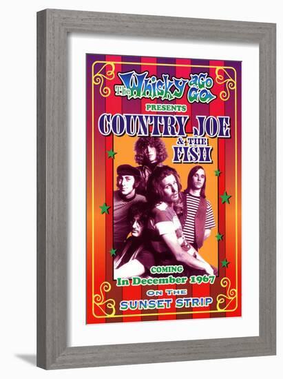 Country Joe and the Fish Whisky-A-Go-Go Los Angeles, c.1967-Dennis Loren-Framed Art Print