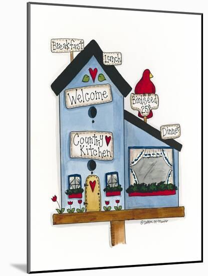 Country Kitchen Birdhouse-Debbie McMaster-Mounted Giclee Print