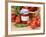 Country Kitchen Scene with Home Made Chutney and Ingredients - Tomatoes and Peppers, UK-Gary Smith-Framed Photographic Print