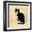 Country Kitty I-David Cater Brown-Framed Art Print