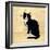 Country Kitty I-David Cater Brown-Framed Art Print