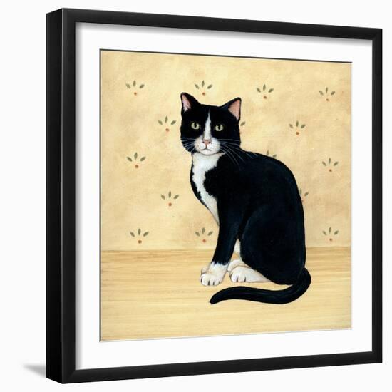 Country Kitty I-David Cater Brown-Framed Art Print