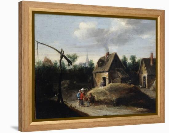 Country Landscape, 17th Century-David Teniers the Younger-Framed Premier Image Canvas