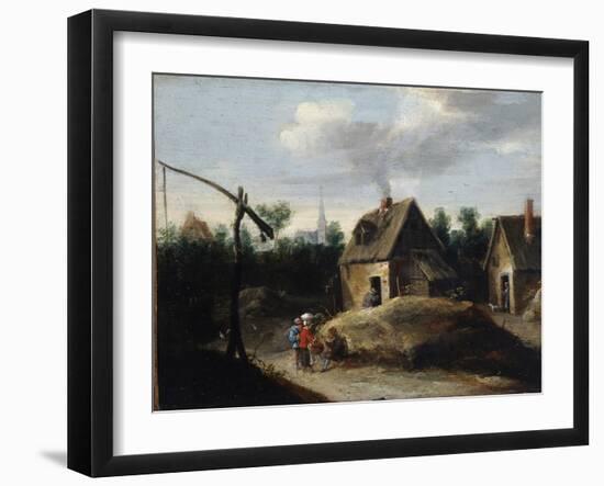 Country Landscape, 17th Century-David Teniers the Younger-Framed Giclee Print