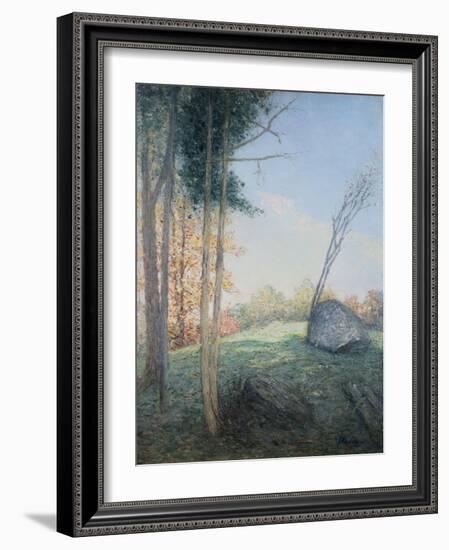 Country Landscape by Julian Alden Weir-Geoffrey Clements-Framed Giclee Print