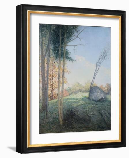 Country Landscape by Julian Alden Weir-Geoffrey Clements-Framed Giclee Print