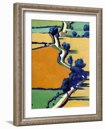 Country Lane Spring II-Paul Powis-Framed Giclee Print