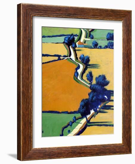 Country Lane Spring II-Paul Powis-Framed Giclee Print