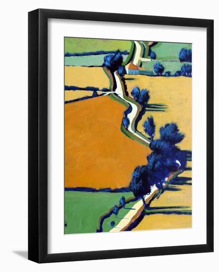 Country Lane Spring II-Paul Powis-Framed Giclee Print