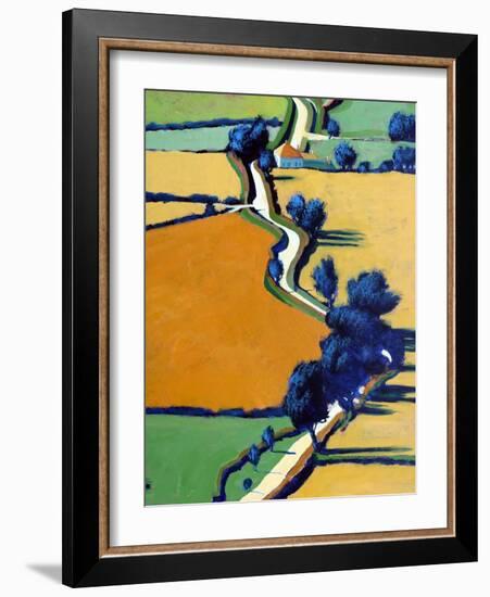 Country Lane Spring II-Paul Powis-Framed Giclee Print