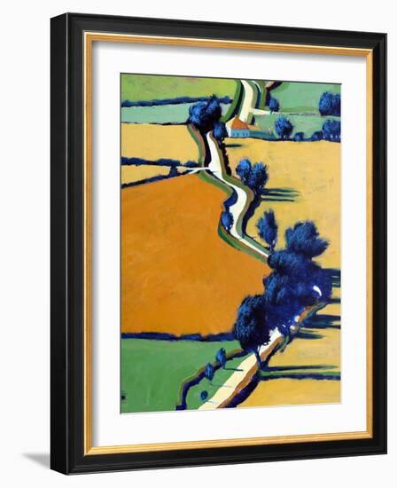 Country Lane Spring II-Paul Powis-Framed Giclee Print