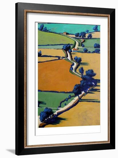 Country Lane Spring-Paul Powis-Framed Giclee Print