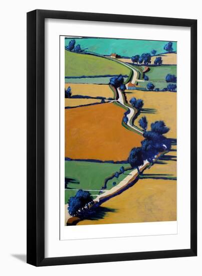 Country Lane Spring-Paul Powis-Framed Giclee Print