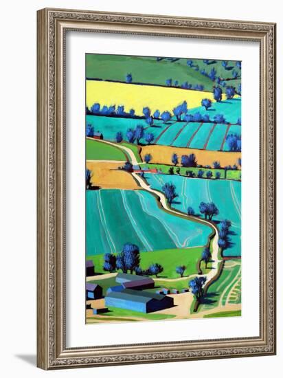 Country Lane Summer II-Paul Powis-Framed Giclee Print