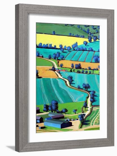 Country Lane Summer II-Paul Powis-Framed Giclee Print