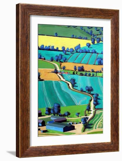 Country Lane Summer II-Paul Powis-Framed Giclee Print