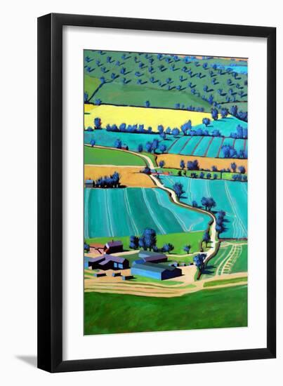 Country Lane Summer III-Paul Powis-Framed Giclee Print