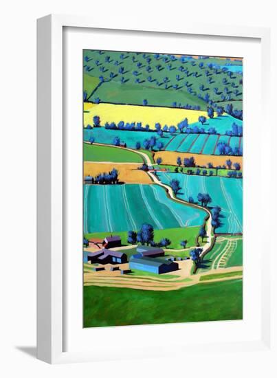 Country Lane Summer III-Paul Powis-Framed Giclee Print