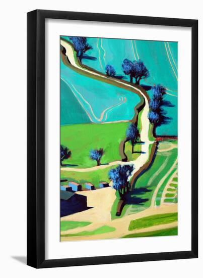 Country Lane Summer-Paul Powis-Framed Giclee Print