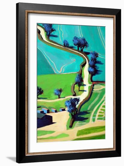 Country Lane Summer-Paul Powis-Framed Giclee Print