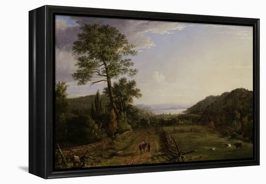 Country Lane to Greenwood Lake, 1846-Jasper Francis Cropsey-Framed Premier Image Canvas