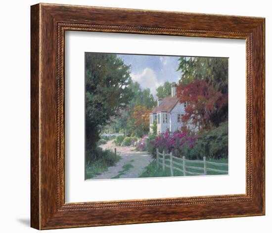 Country Lane-Allan Myndzak-Framed Art Print