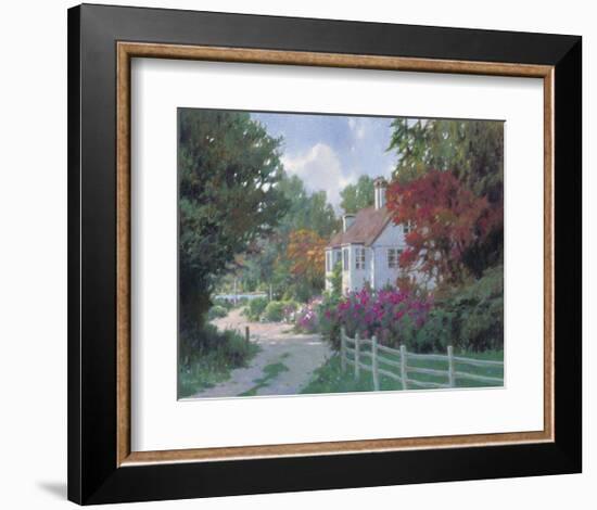 Country Lane-Allan Myndzak-Framed Art Print