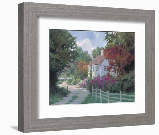 Country Lane-Allan Myndzak-Framed Art Print