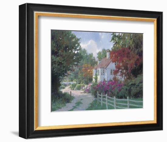 Country Lane-Allan Myndzak-Framed Art Print