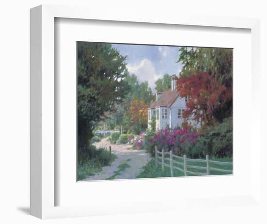 Country Lane-Allan Myndzak-Framed Art Print