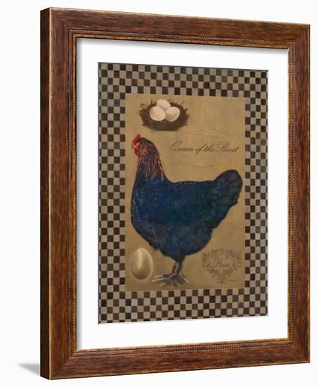 Country Living Hen-Luanne D'Amico-Framed Art Print