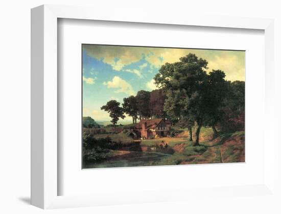 Country Mill-Albert Bierstadt-Framed Premium Giclee Print