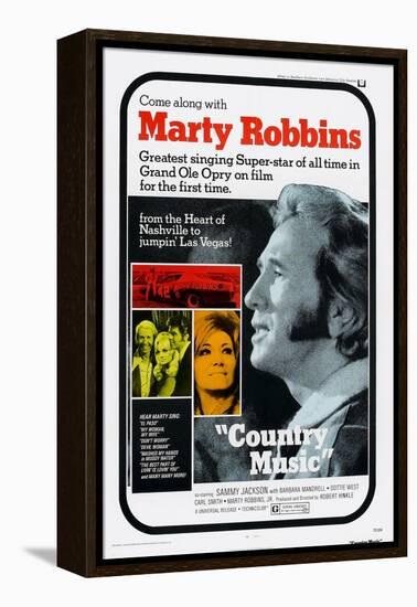 Country Music, Marty Robbins, Tammy Wynette, 1972-null-Framed Stretched Canvas