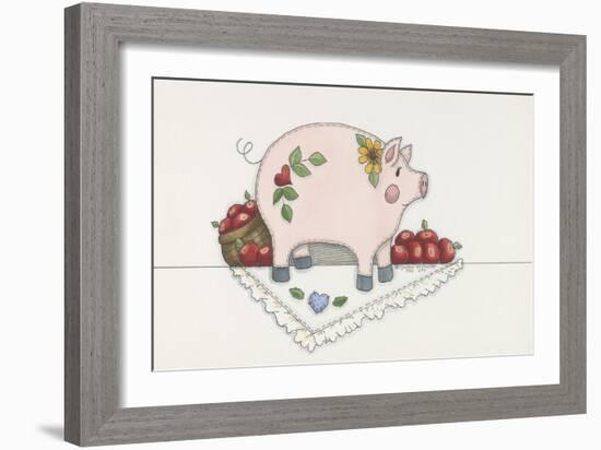 Country Pig-Debbie McMaster-Framed Giclee Print