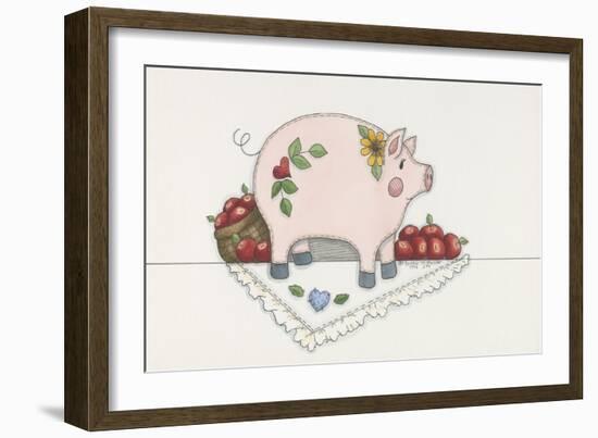 Country Pig-Debbie McMaster-Framed Giclee Print