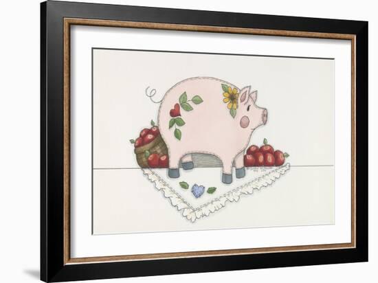 Country Pig-Debbie McMaster-Framed Giclee Print