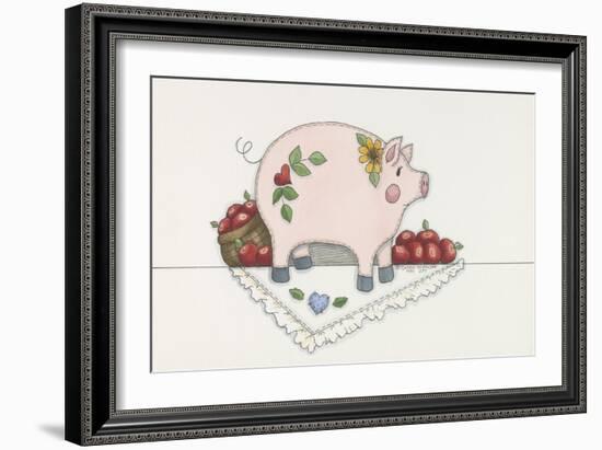 Country Pig-Debbie McMaster-Framed Giclee Print