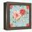 Country Poinsettias Step 01B-Daphne Brissonnet-Framed Stretched Canvas