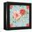 Country Poinsettias Step 01B-Daphne Brissonnet-Framed Stretched Canvas