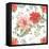 Country Poinsettias Step 01C-Daphne Brissonnet-Framed Stretched Canvas