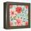 Country Poinsettias Step 02B-Daphne Brissonnet-Framed Stretched Canvas