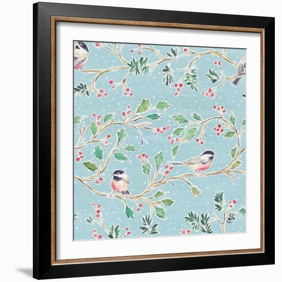 Country Poinsettias Step 03B-Daphne Brissonnet-Framed Art Print