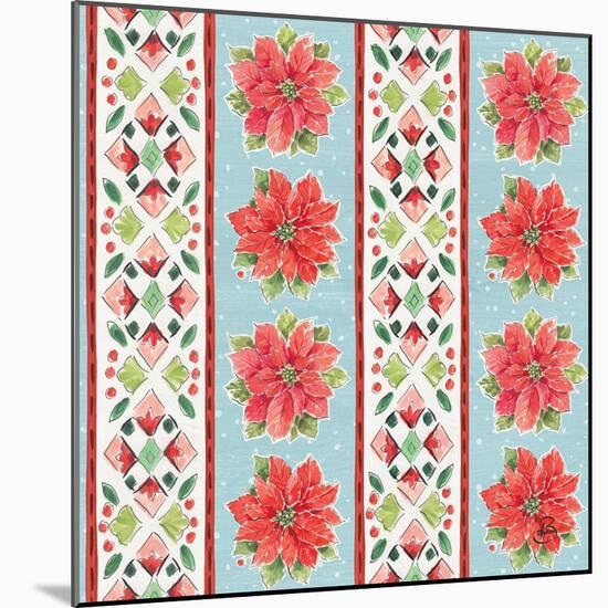 Country Poinsettias Step 06B-Daphne Brissonnet-Mounted Art Print