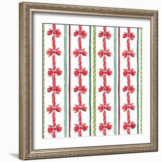 Country Poinsettias Step 08A-Daphne Brissonnet-Framed Art Print