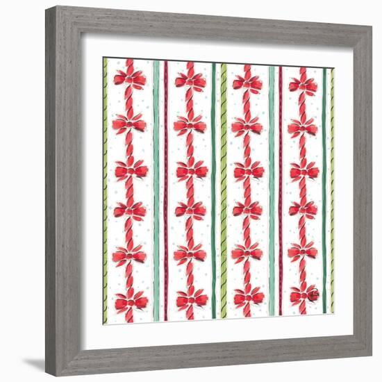 Country Poinsettias Step 08A-Daphne Brissonnet-Framed Art Print