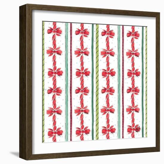 Country Poinsettias Step 08A-Daphne Brissonnet-Framed Art Print