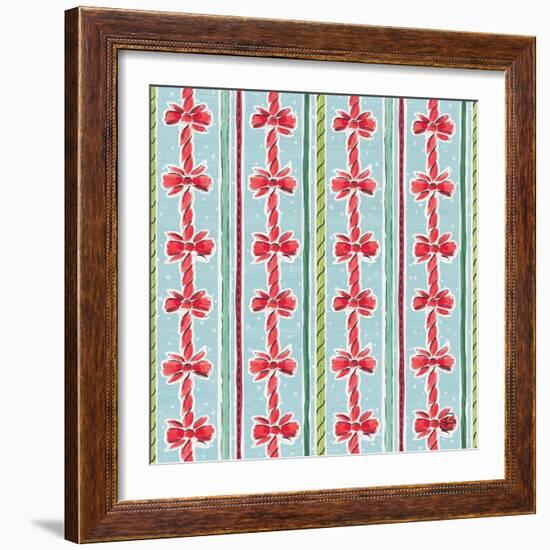 Country Poinsettias Step 08B-Daphne Brissonnet-Framed Art Print