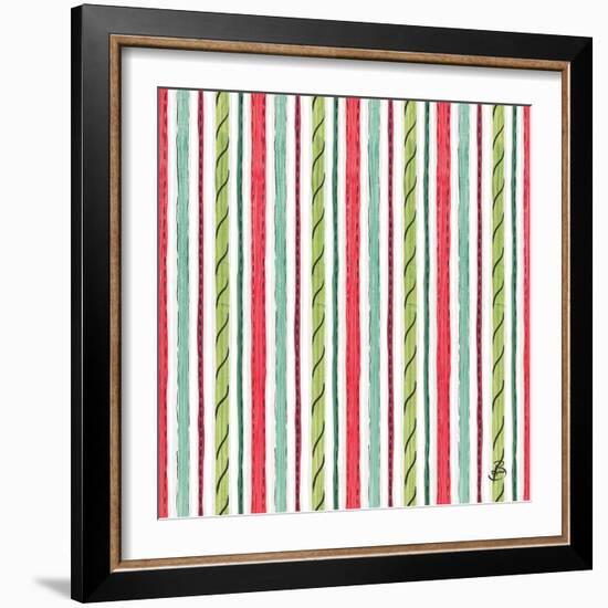 Country Poinsettias Step 09A-Daphne Brissonnet-Framed Art Print