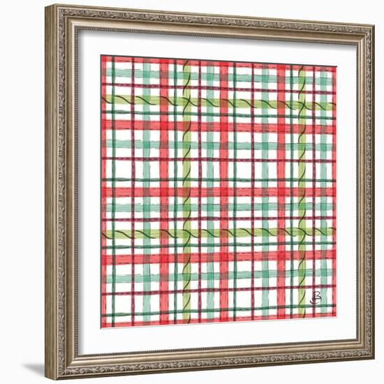 Country Poinsettias Step 10A-Daphne Brissonnet-Framed Art Print